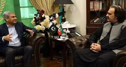 Interior Minister Mohsin Naqvi Meets CM KP Ali Amin Gandapur to Discuss security situation in KPK