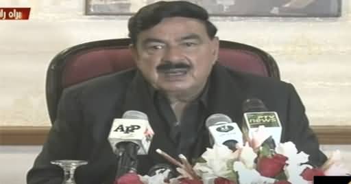 Interior Minister Sheikh Rasheed Ahmad Press Conference in Karachi - 22nd January 2021