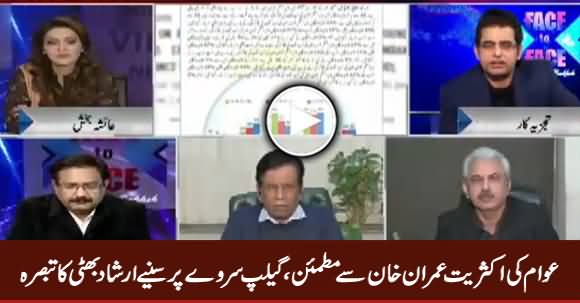Irshad Bhatti Analysis on Gallop Survey Showing Majority People Satisfied With Imran Khan