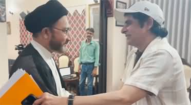 Irshad Bhatti reached to interview Allama Shehanshah Hussain Naqvi