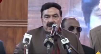 Is baat per apne talian nhn bajayen - Laughter on Sheikh Rasheed's amusing comment