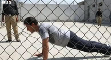Is the viral Image of Imran Khan working out in jail authentic?