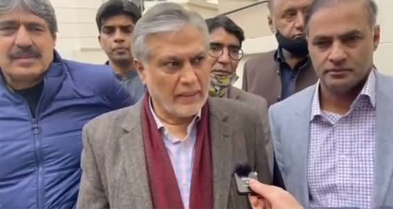 Ishaq Dar's Exclusive Talk From London About Karachi Election & PTI Governance