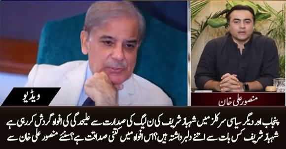 Disheartened Shahbaz Sharif, Rumors about His Resignation As President of PMLN - Details By Mansoor Ali Khan