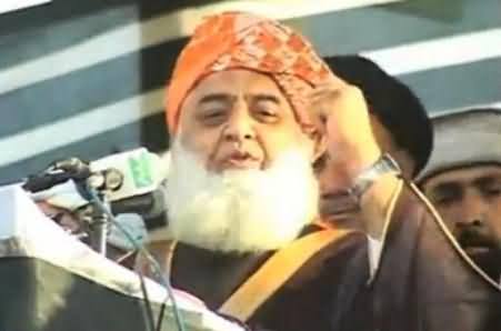 Islamabad Mein PTI Ka Dharna Nahi Mujra Ho Raha Hai - Maulana Fazal ur Rehman