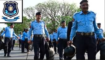 Islamabad Police's tweet regarding PTI jalsa in Islamabad tomorrow