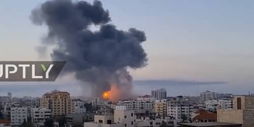 Israeli Warplanes Hit Gaza Strip in Fresh Attacks