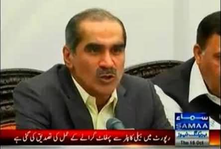 It is a Competition Between Lies and Democracy, Javed Hashmi will Win - Khawaja Saad Rafique