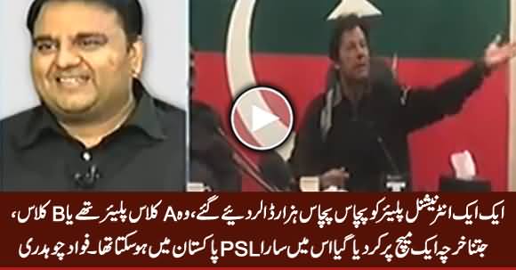 It Is Our Right to Raise Questions - Fawad Chaudhry's Response on Imran Khan's Statement