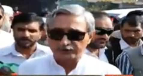 Jahangir Tareen Media Talk During Visit in NA-122 Lahore - 11th October 2015