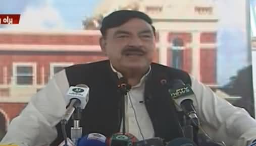 Jalsay Main Jo Pak Fouj K Khilaf Baat Kary Ga Uski Zuban Guddi Se khench Li Jae Gi - Sheikh Rasheed