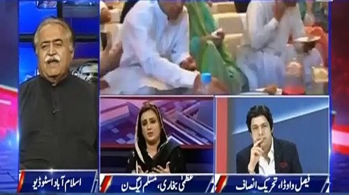 Javed Chaudhry Makes Uzma Bukhari Speechless By Telling PMLN's History of Defaming Political Opponents