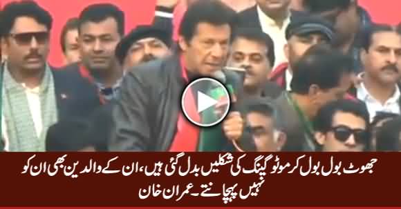 Jhoot Bool Bool Kar Motu Gang Ki Shaklein Hi Badal Gai Hain - Imran Khan
