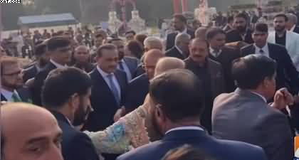 Junaid Safdar's walima pictures surfaced, Field Marshal Asim Munir also attended the ceremony