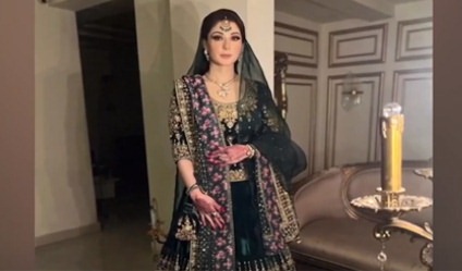 Junaid Safdar's wedding: Maryam Nawaz's pictures in bridal dress going viral