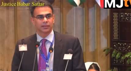 Justice Babar Sattar speech, warns against govt attempts to unnecessarily control social media