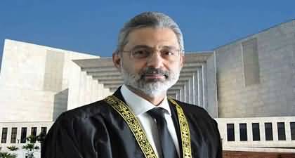 Justice Qazi Faez Isa raised questions over SC's larger bench to hear the presidential reference