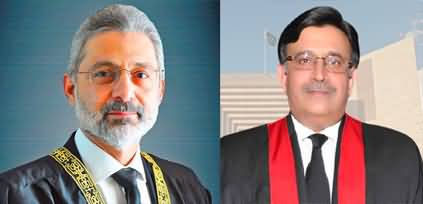 Justice Qazi Faez Isa's letter to Chief Justice Umar Ata Bandial (In Urdu)