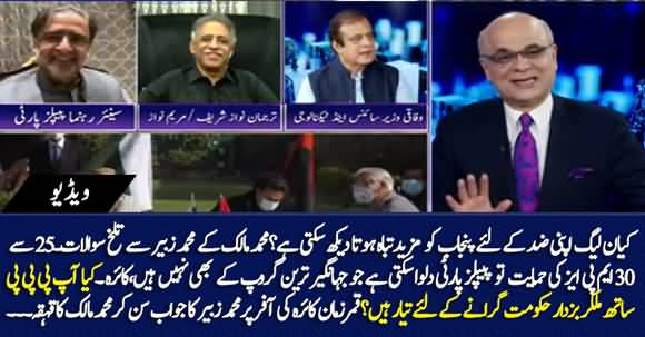 Qamar Zaman Kaira Proposed An Offer To PMLN To Topple Buzdar's Govt, Malik Laughed on M Zubair's Reply