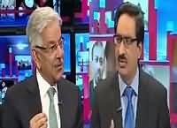 Kal Tak with Javed Chaudhry (Khawaja Asif Exclusive Interview) – 25th April 2016