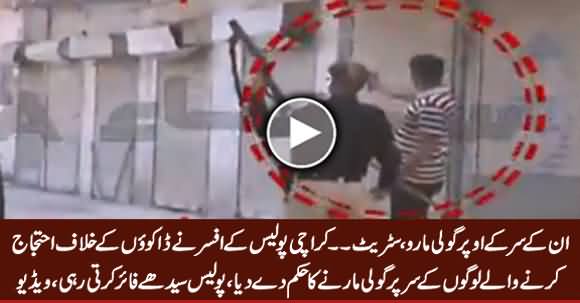 Karachi Police Officer Orders Cops to Shoot Protesters In the Head, Exclusive Video