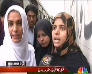 Karachi University Point Bus Robbery - Many Female Students Looted and Abused