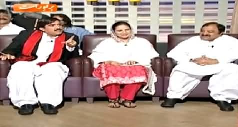 Khabarnaak (Ata Manika, Nosheen Hamid PTI & Sheikh Rasheed Dummy) - 23rd April 2015