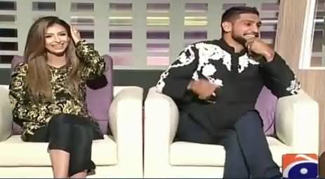 Khabarnaak (Boxer Amir Khan & His Wife Faryal Makhdoom) – 6th August 2015