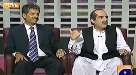 Khabarnaak REPEAT (Khawaja Saad Rafique Dummy with Geo Reporter) - 11th September 2014