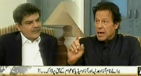 Kharra Sach (Imran Khan Exclusive Interview with Mubashir Luqman) - 5th May 2014