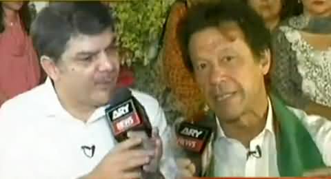 Kharra Sach (Imran Khan Special Interview From Azadi Chowk) – 6th October 2014