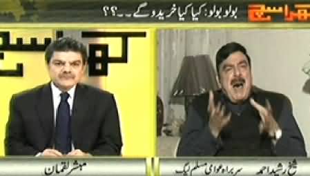 Kharra Sach (Sheikh Rasheed Exclusive Interview with Mubashir Luqman) – 15th January 2014