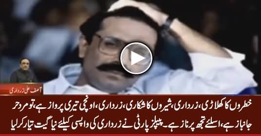 Khatron Ka Khilari, Zardari, Shairon Ka Shikari Zardari, PPP's New Song For Zardari
