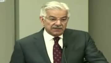 Khawaja Asif Addressees In Washington – 5th October 2017