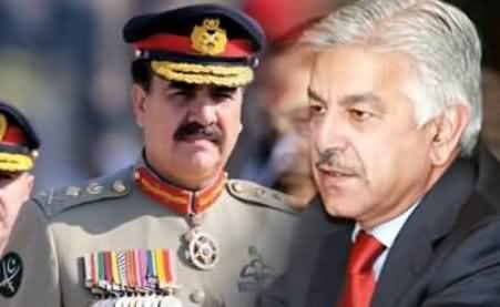 Khawaja Asif Gives Explanation To Army Chief About His Statement