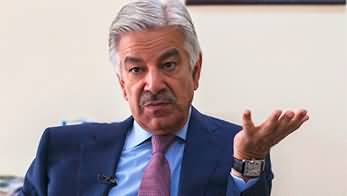 Khawaja Asif's tweet on Imran Khan's decision to make Barrister Gohar the chairman of PTI
