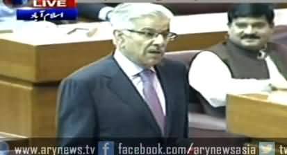 Khawaja Asif Complete Speech in Joint Session of Parliament - 6th April 2015