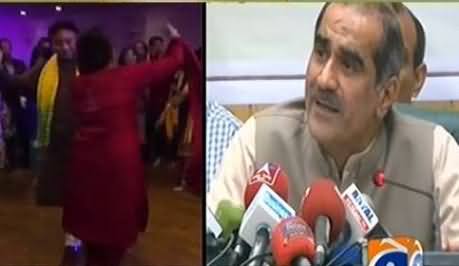 Khawaja Saad Raffique Funny Reply on Pervaiz Musharraf's Dance Video