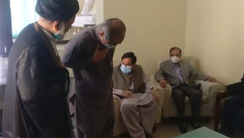 Khawaja Saad Rafique And Saqib Nisar Face to Face in Hospital