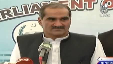 Khawaja Saad Rafique Criticizing Sheikh Rasheed, Imran Khan and Tahir ul Qadri
