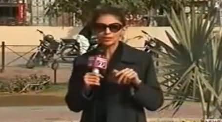 Khawaja Saad Rafique Ran Away From the Media on the Issue of Rigging in His Constituency
