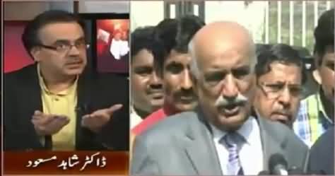 Khursheed Shah Ne Fauj Ko Dhamki De Kar 360 Degree Ka U Turn Le Liya - Dr. Shahid Masood