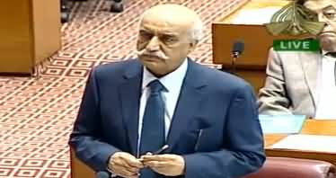 Khursheed Shah Speech in National Assembly, Bashing Govt For Arresting Siraj Durrani