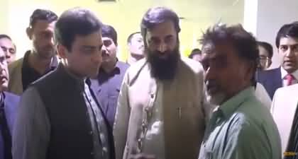 Ki Hoya J? CM Hamza Ka Hospital Ka Achanak Dora, Roty Mareez Ko Dilasa Dia