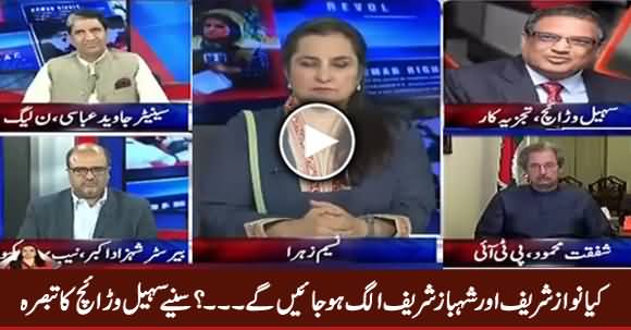 Kia Nawaz Sharif Aur Shahbaz Sharif Alag Ho Jayein Ge - Listen Sohail Warraich's Analysis