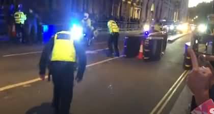 King Charles surprised after a man tries roller skating in front of his car