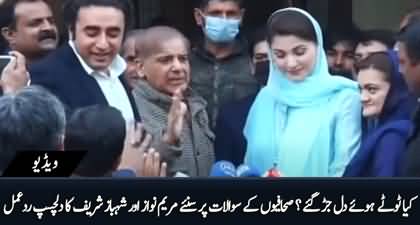 Kya tootay hoe dil jur gay hain? Maryam and Shehbaz Sharif's interesting reaction 