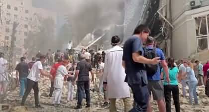 Breaking News: Kyiv children hospital hit as Russia fires barrage of missiles on Ukraine