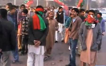 Latest Updates on Karachi Shutdown: PTI Supporters Block Major Roads, Burn Tyres