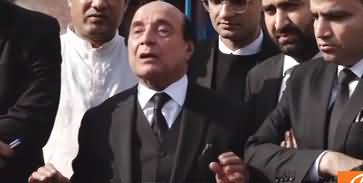 Latif Khosa's media talk outside Adiala Jail after meeting Imran Khan